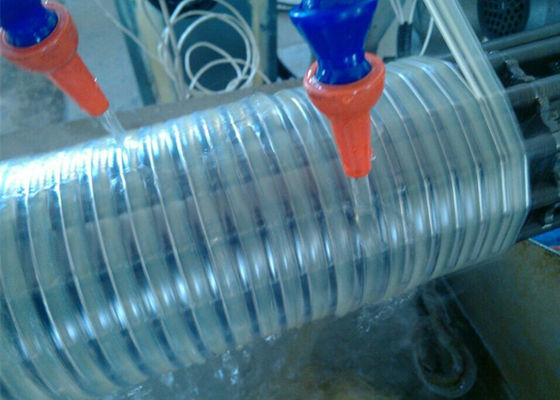 tubulação plástica da mangueira espiral flexível de 380V 10T que faz a máquina