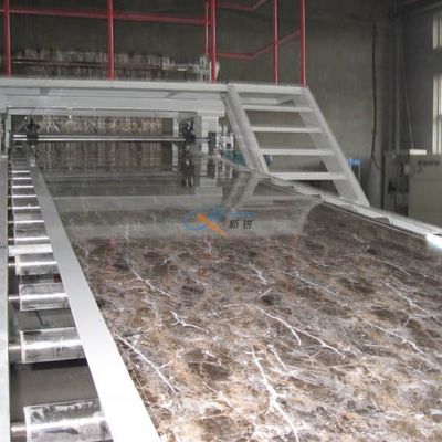 Linha de produção laminada da placa da espuma do Pvc