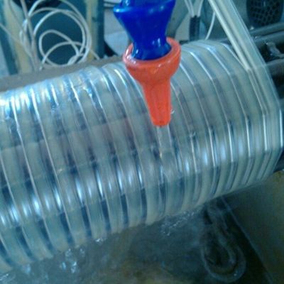 da mangueira espiral da sução do PVC de 30m tubulação plástica que faz a máquina